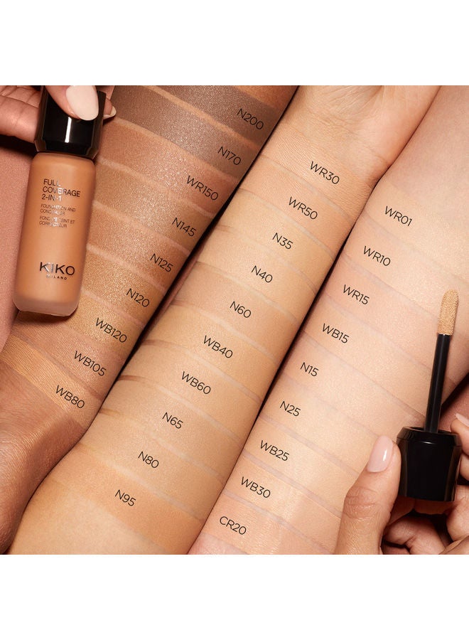 Full Coverage 2-In-1 Foundation And Concealer 15-Wb 25