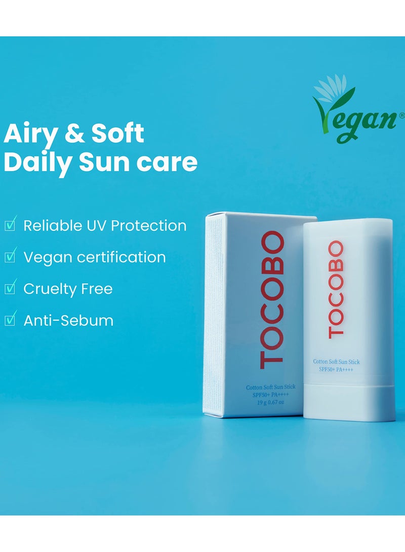 Tocobo Cotton Soft Sun Stick SPF50 PA++++ - 19g / 0.67oz