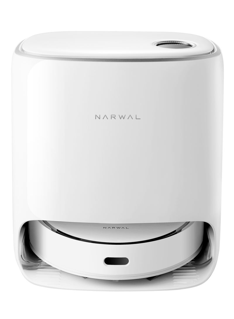 Narwal Freo Robotic Vacuum Cleaner Versatile Self Mop Clean with Dirt Sense and Auto Washing,White