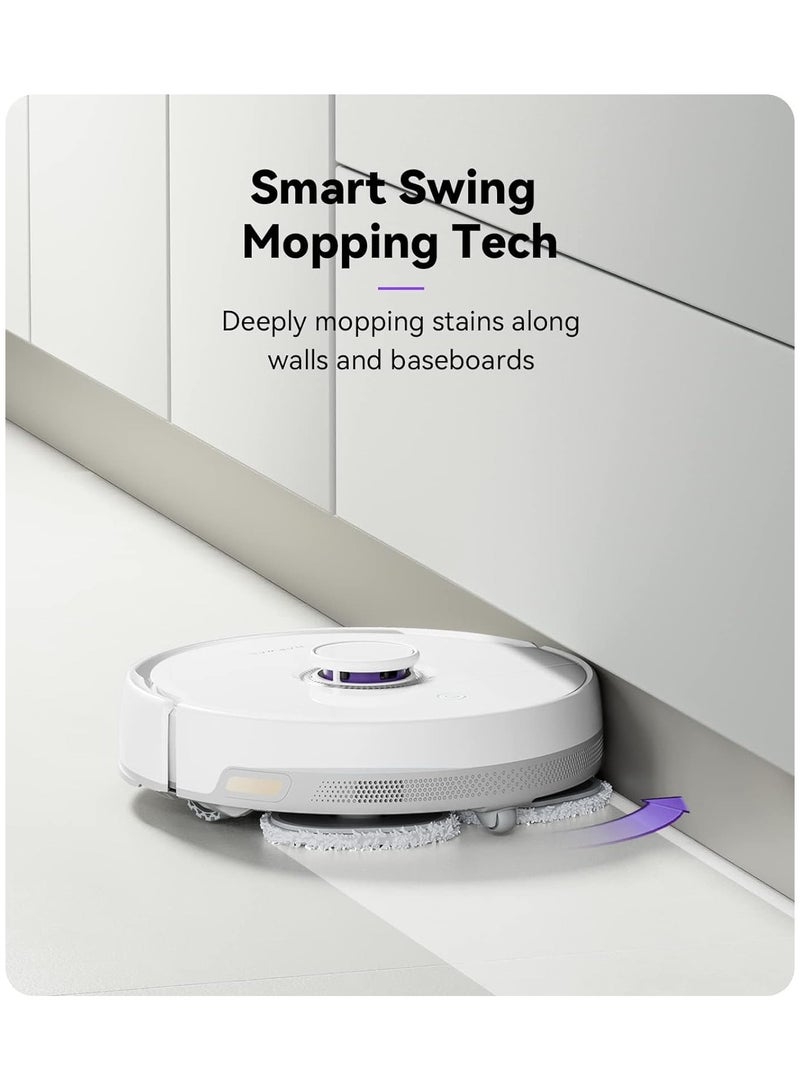 Narwal Freo Robotic Vacuum Cleaner Versatile Self Mop Clean with Dirt Sense and Auto Washing,White