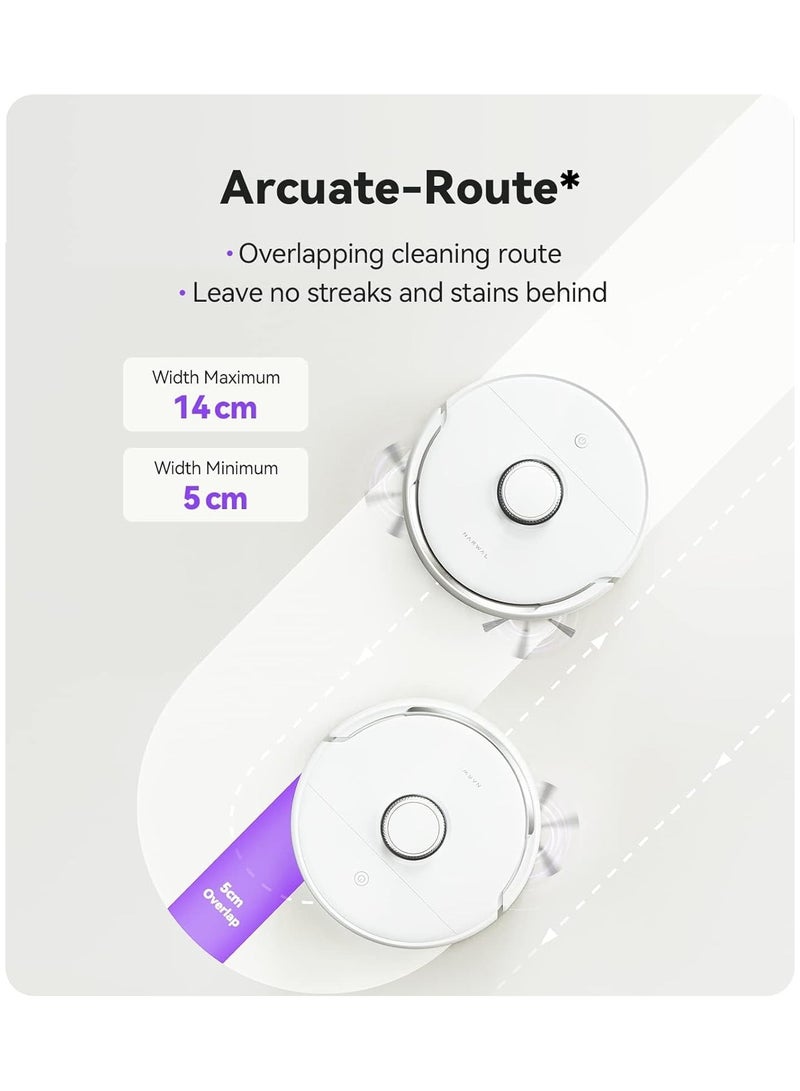 Narwal Freo Robotic Vacuum Cleaner Versatile Self Mop Clean with Dirt Sense and Auto Washing,White