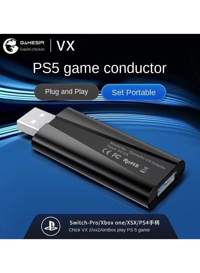GameSir VX Adapter PS5 game guide keyboard and mouse control