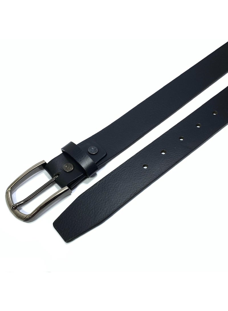 CLASSIC MILANO® Genuine Leather Belt Men in an elegant GIFT BOX; Classic Jean Belt; Belts for men Mens belt Leather; Pin Buckle 35MM