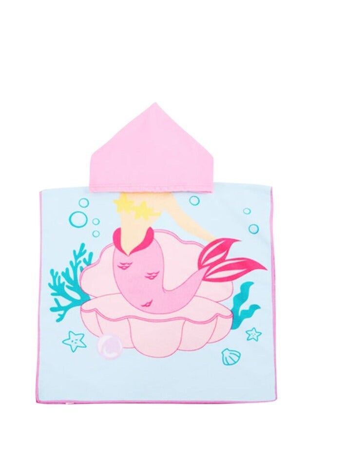 Star Babies - Microfiber Hooded Towel - Little Mermaid