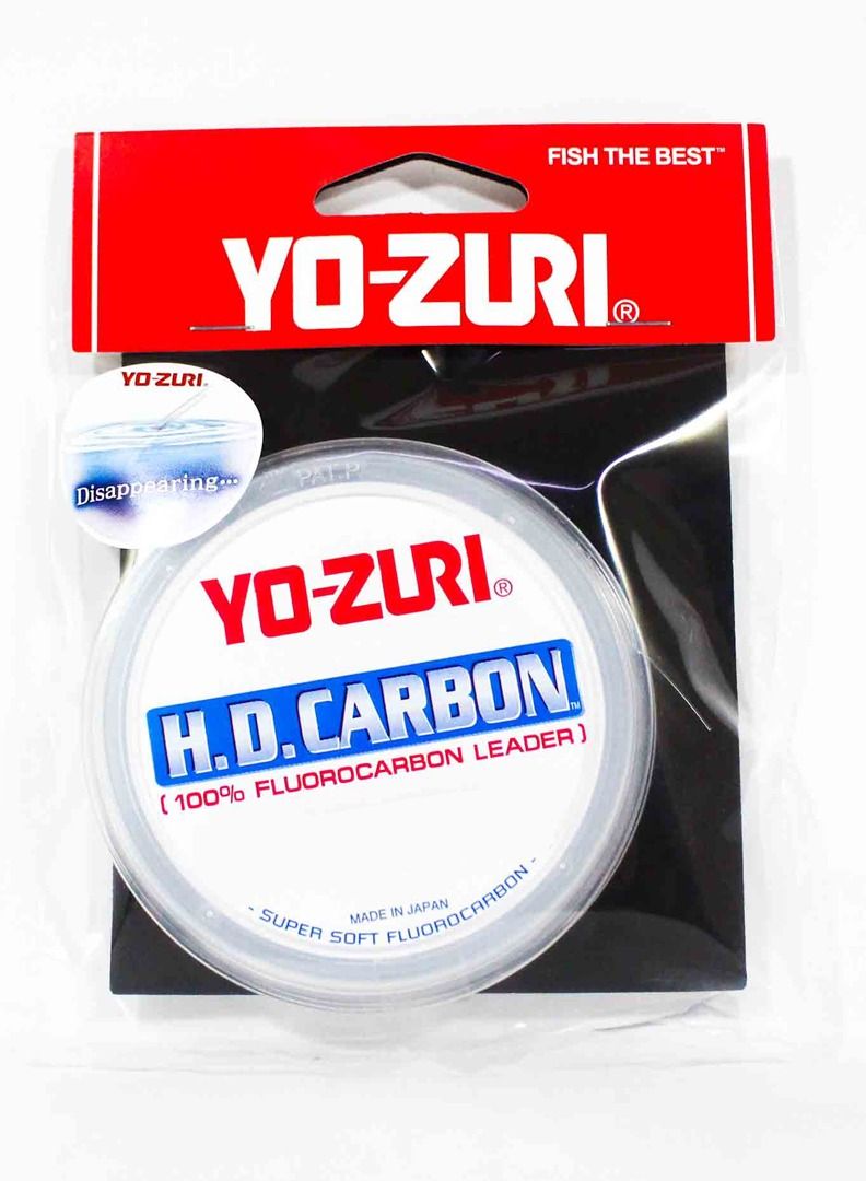 Yo-Zuri H.D 100 lbs Carbon Fluorocarbon 100% leader 30Yd