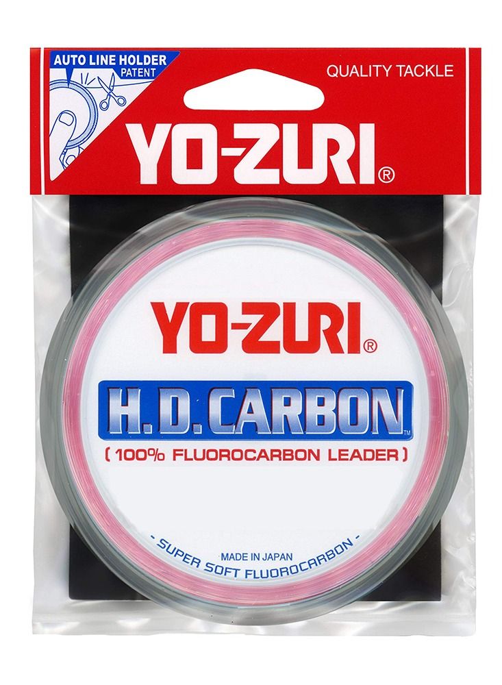 Yo-Zuri H.D 100 lbs Carbon Fluorocarbon 100% leader 30Yd