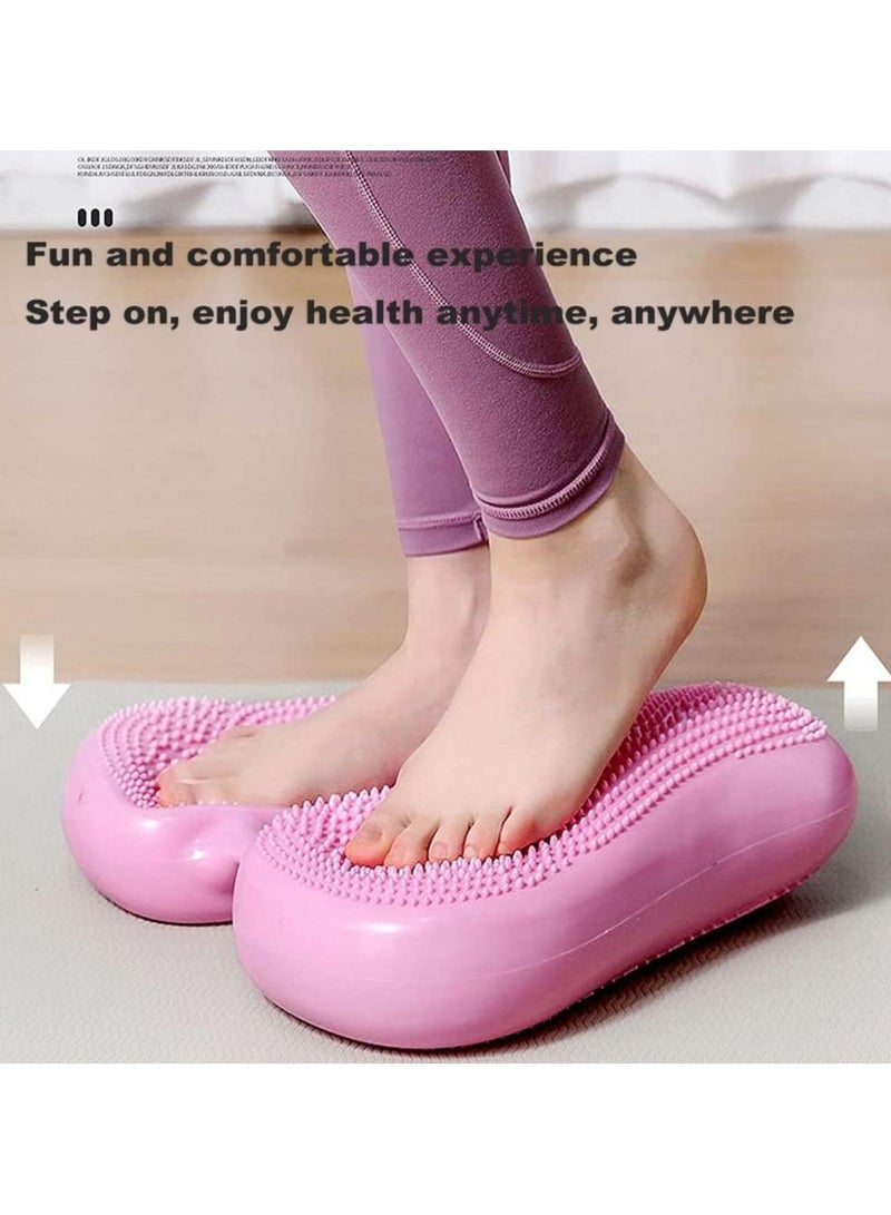 Portable Inflatable Balance Stepper Foot Stepper Machine Workout Steps Exercises Slimming Fitness Stepper for Home Office
