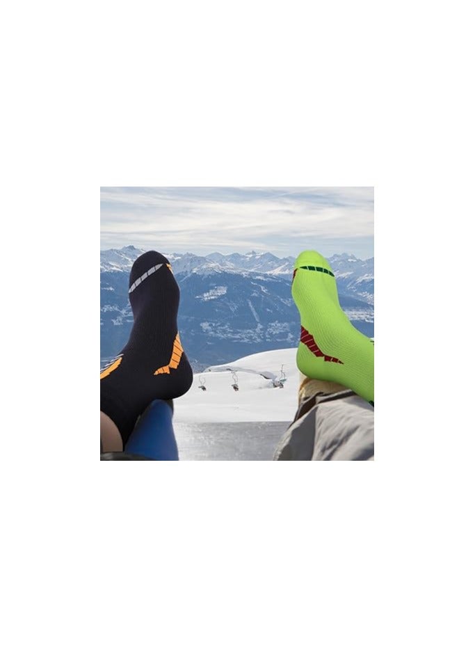 Waterproof Socks, 2 Pairs Unisex Waterproof Breathable Socks, Outdoor Camping  Skiing Hiking Wading Fishing Socks Cycling Golf for Men Women(43-46)
