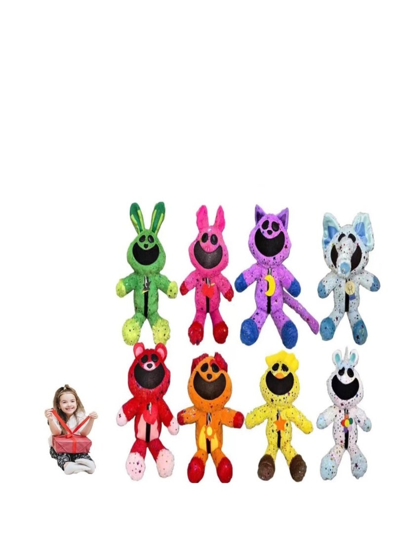 New Smiling Critters Chapter 3 CatNap Plush Cartoon Monster Game Smiling Critters Series Figure Plush Doll Fun For Fans and Children 35cm(8pcs)