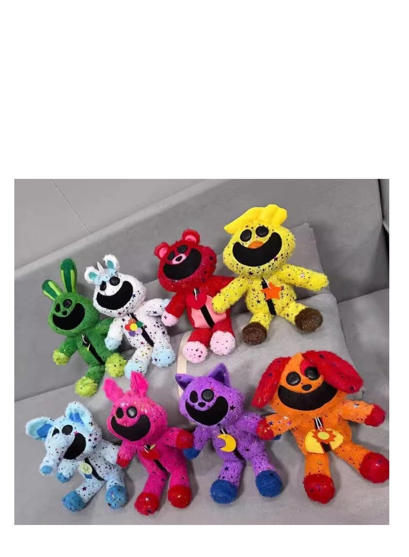 New Smiling Critters Chapter 3 CatNap Plush Cartoon Monster Game Smiling Critters Series Figure Plush Doll Fun For Fans and Children 35cm(8pcs)