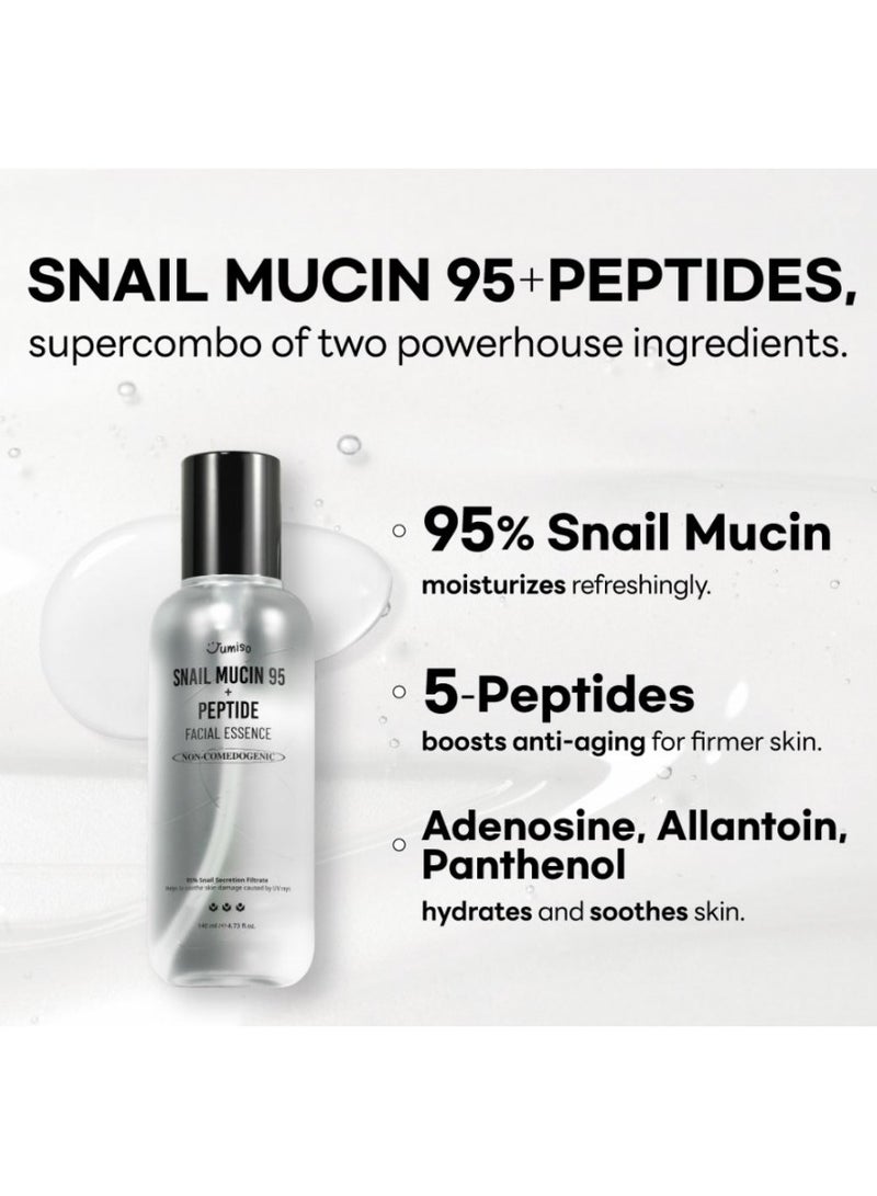 Snail Mucin 95% + Peptide Essence 4.73 Fl.Oz / 140Ml