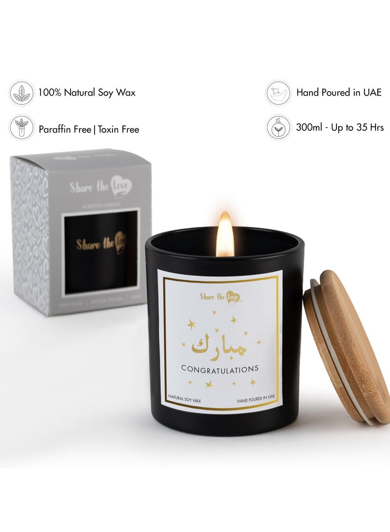 Congratulations - Scented Soy Wax Candle