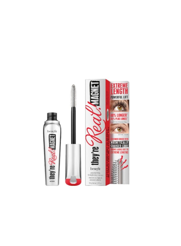 BENEFIT THEY’RE REAL MAGNET EXTREME LENGTHENING AND POWERFUL LIFTING MASCARA - SUPERCHARGED BLACK 9G