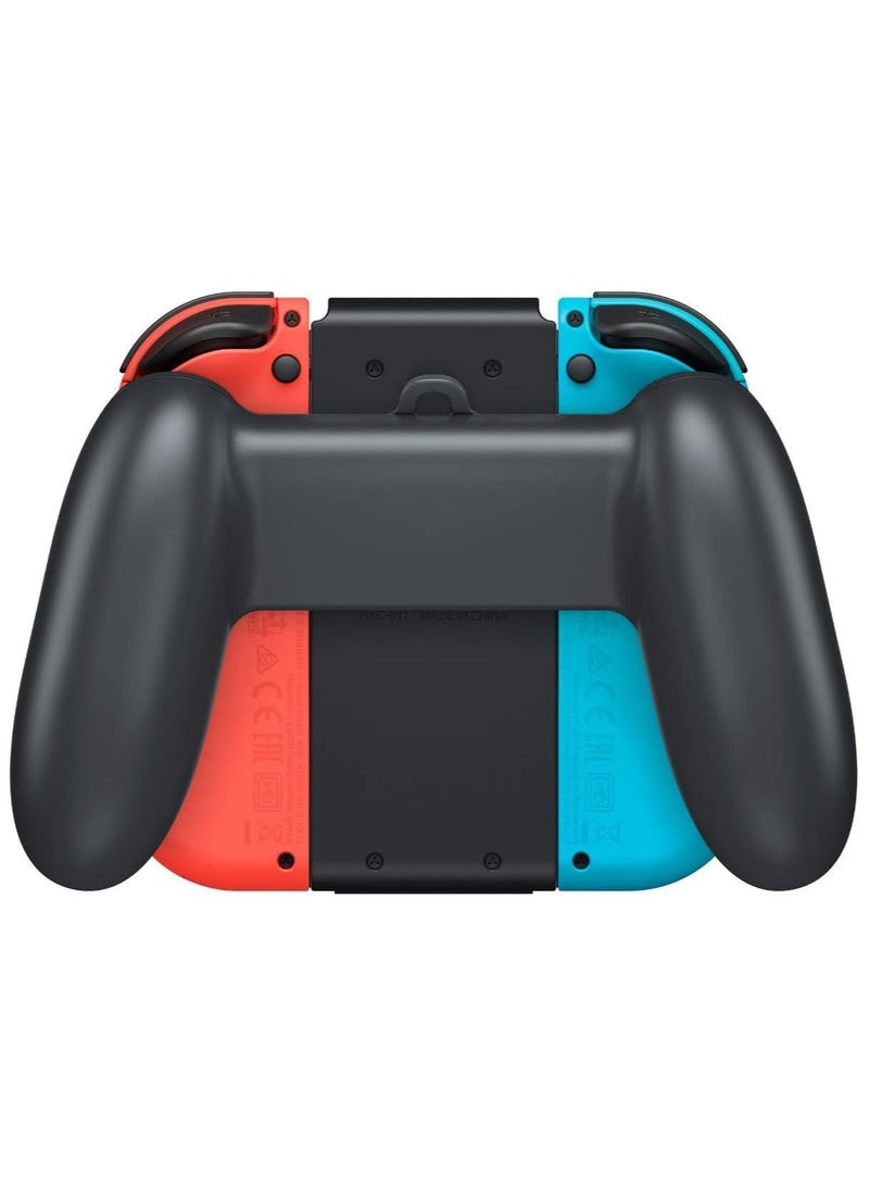 Switch Joy Con Controller Comfort Charging Grip Joycon Charger Holder Bracket Accessories with Charging Cable (Bulk Packaging)