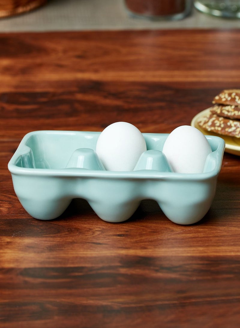 Turqouise Ceramic Egg Storage