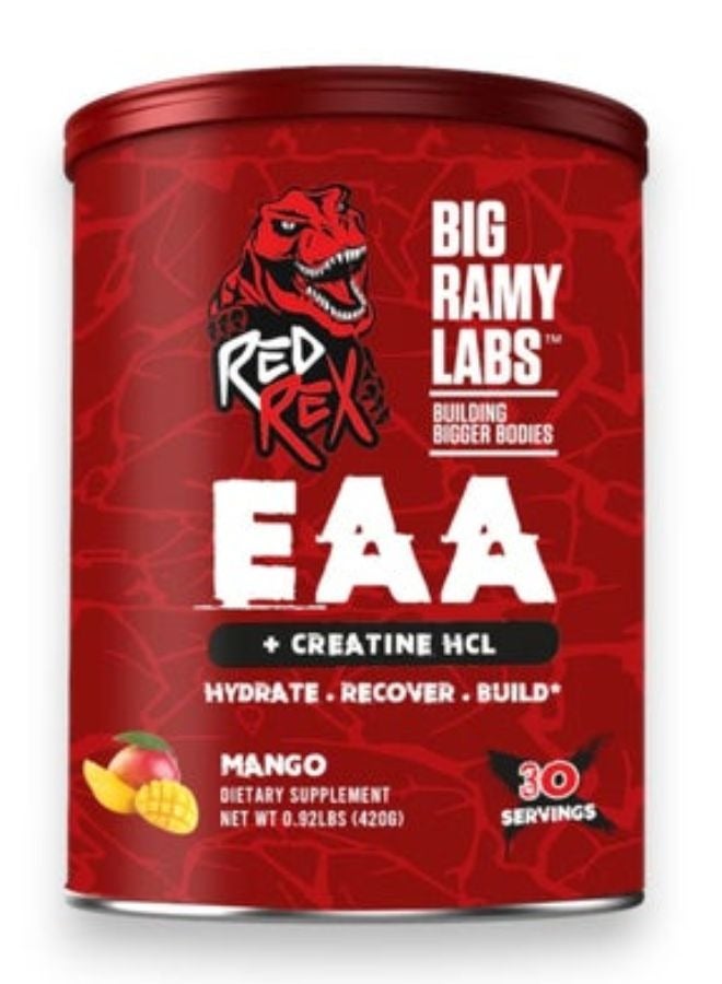 Red Rex EAA Plus Creatine HCL, Mango Flavour, 30 Servings