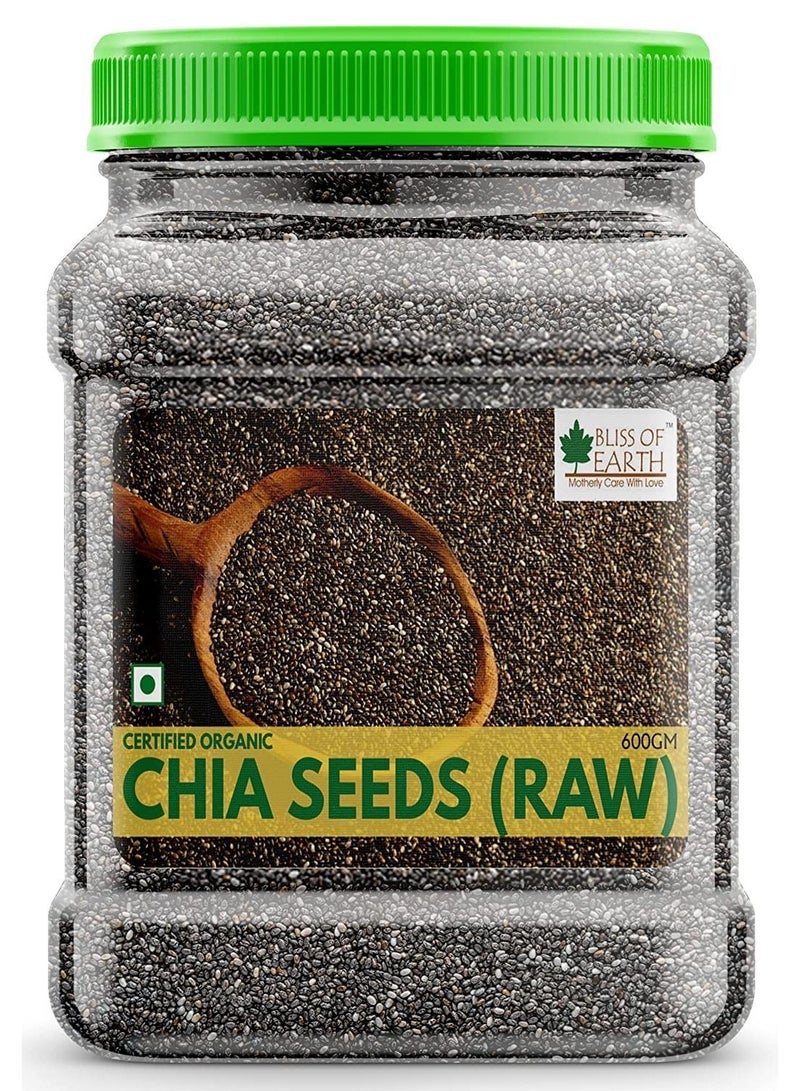 Chia Seeds 600gm Raw Organic Good for Weight Loss Healthy Diet Super Food