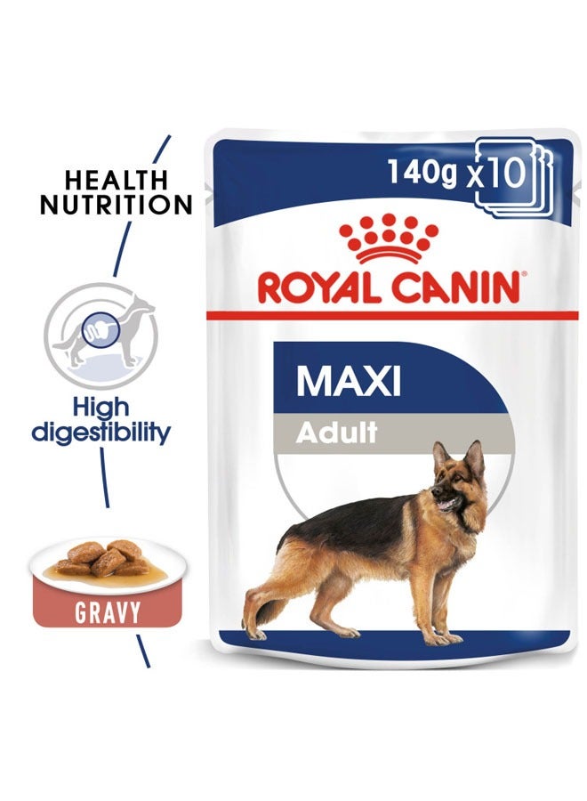 Size Health Nutrition Maxi Adult Wet Food Pouches