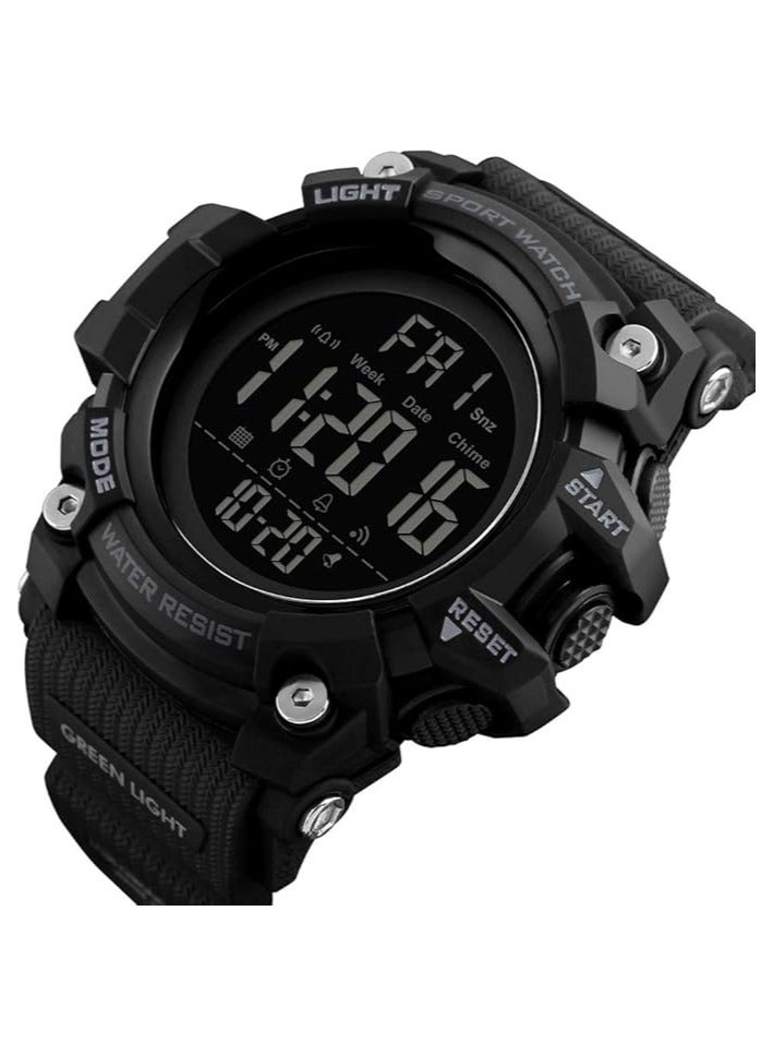 Analog Digital Watches S Shock Men Wrist Watch 50M Waterproof Alarm Stopwatch Luminous Hands LED Sports Watch