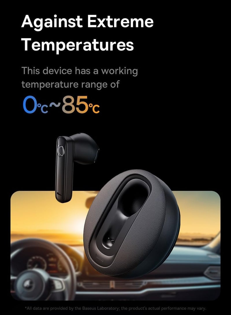 C-Mic CM10 Smart Unilateral Wireless Headphone For Car, Solar Charging Bluetooth 5.3 Wireless Earbuds For Android & iPhone, Ultra Comfort, 45 to 50 Hours Playtime Single-Ear Earbud- Black