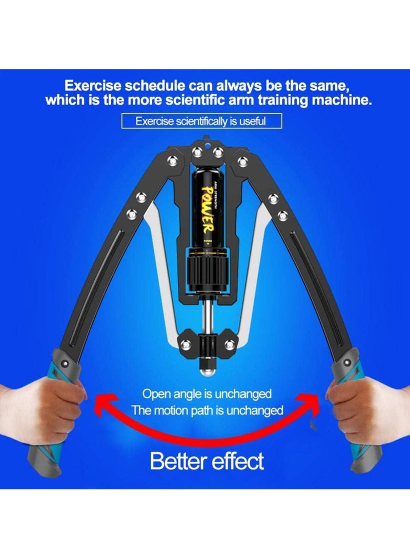 Adjustable Hydraulic Power Twister Arm Exerciser Tool 10-200kg,stepless Adjustment Home Chest Expander Muscle Shoulder Training Fitness Equipment Arm Grip Bar Power Twister Arm Exerciser