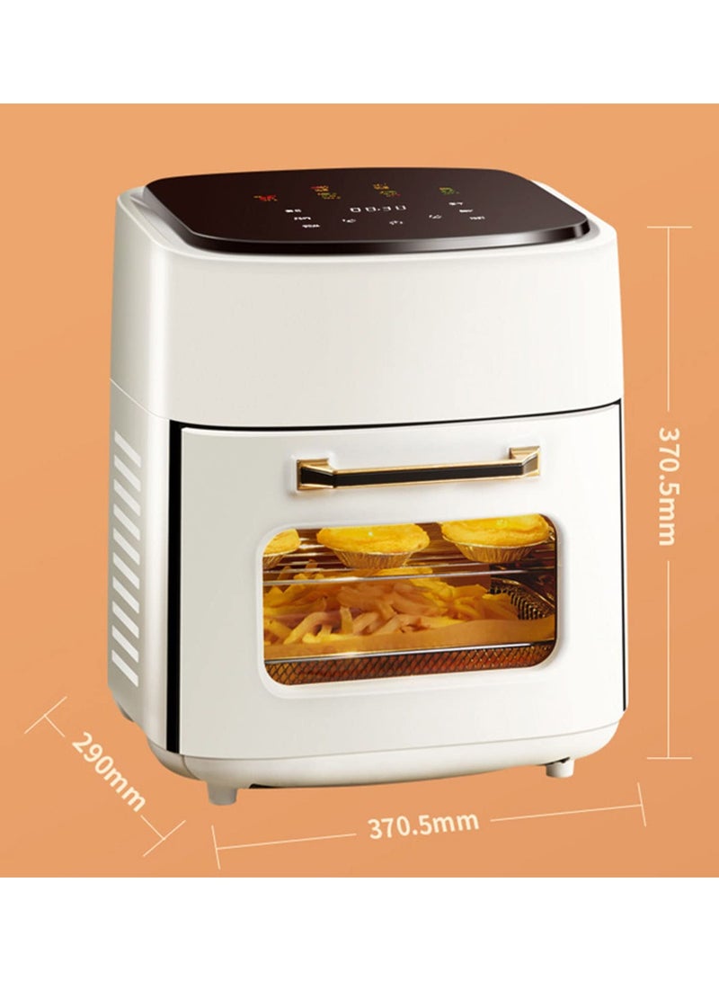 5-in-1 Digital Air Fryer Oven with Rapid Air Circulation, Oil Free LED Screen Timer&Temperature 1400 W Large Capacity Oil-Less Air Fryer, for Small Households & Student Living