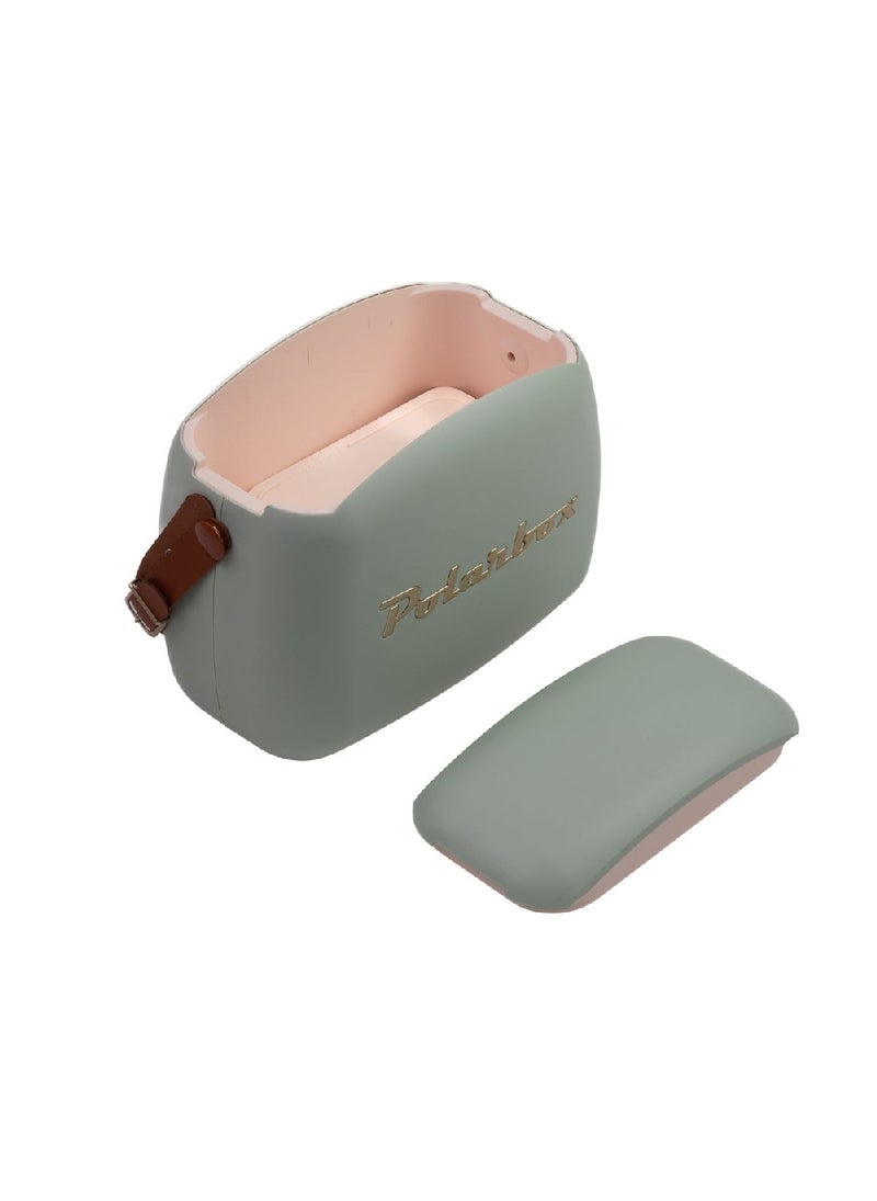 6 Liters Urban Cooler Bag with 2 Containers Matcha Gold | Lunch Box | thermal cooler box | Ice Box, PB- 9344