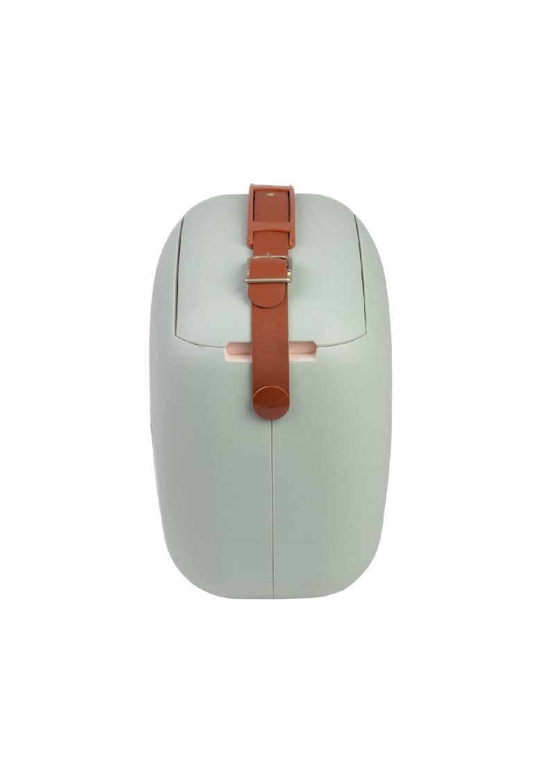 6 Liters Urban Cooler Bag with 2 Containers Matcha Gold | Lunch Box | thermal cooler box | Ice Box, PB- 9344