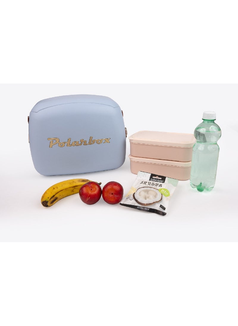 6 Liters Urban Cooler Bag with 2 Containers Matcha Bruma Gold| Lunch Box | thermal cooler box | Ice Box, PB- 9346