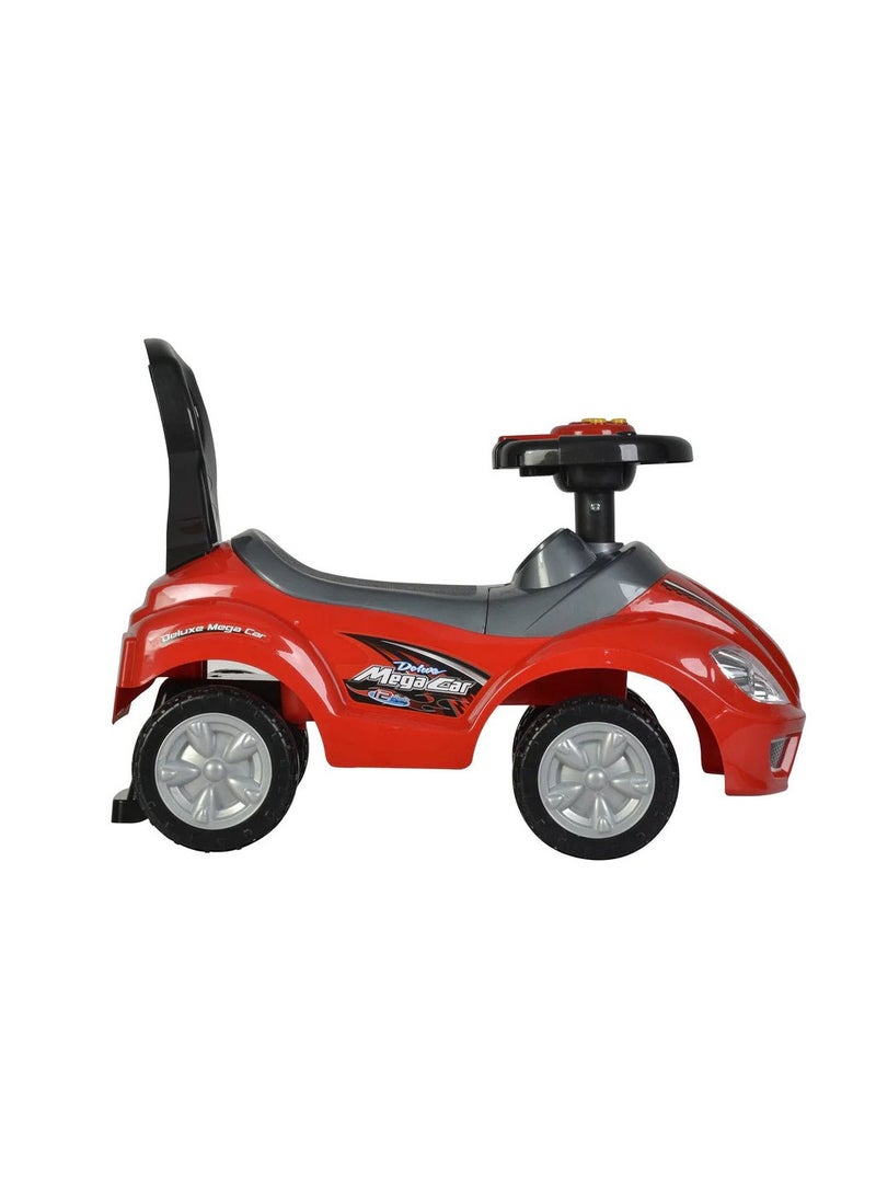 Mega Car Rideon Pusher Car - Red