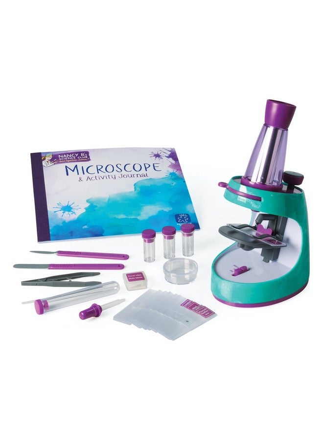 Nancy B'S Science Club Microscope For Kids Microscope Kit Gift For Boys & Girls Ages 812