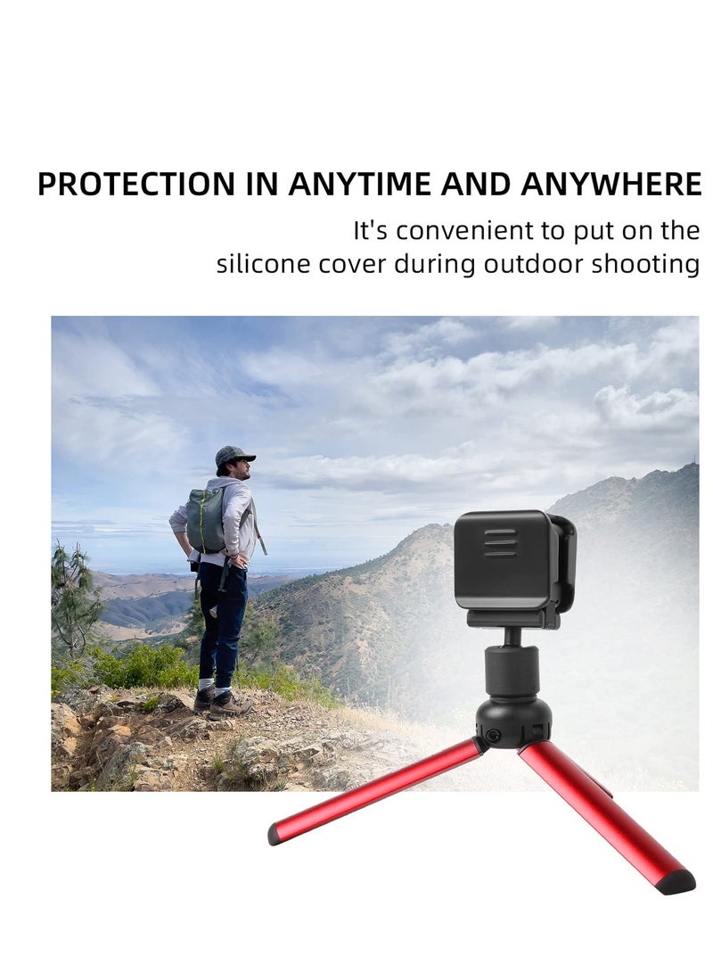 Lens Cover Lens Cap for Action 2, Silicone Lens Cap Protective Cap Bump Proof Protector Accessories Protective Lens Cover for DJI Action 2