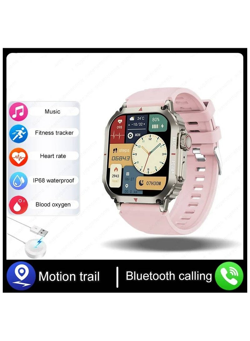 DK66 Smart Watch Bluetooth Call Heart Rate Blood Pressure Blood Oxygen Health Monitoring Information Reminder Outdoor Sports Watch