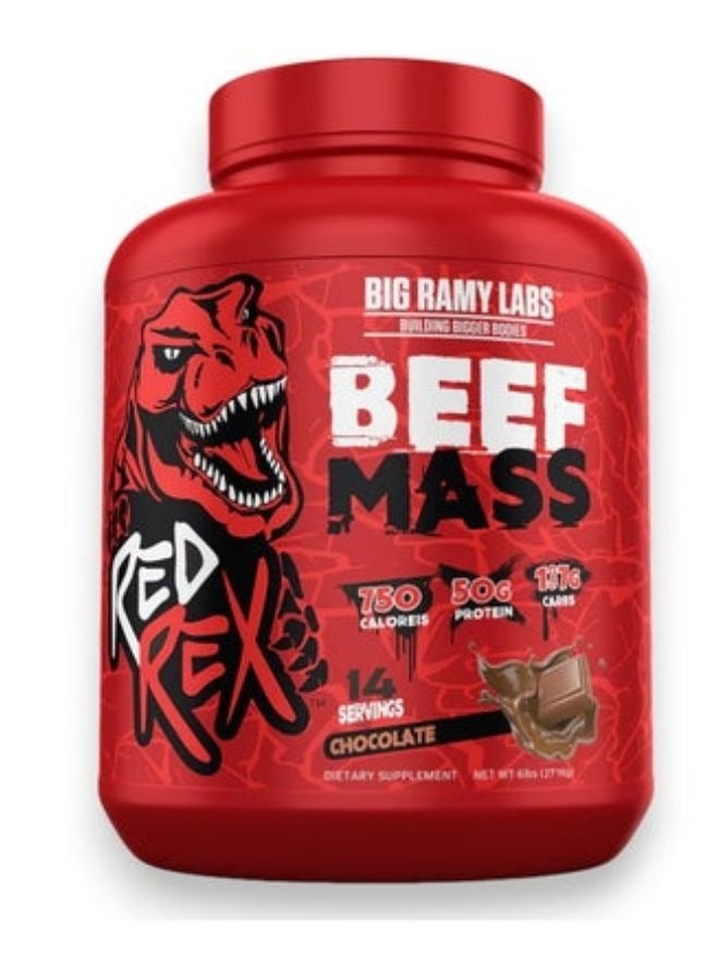 Red Rex Beef Mass, Chocolate Flavour, 6 LB