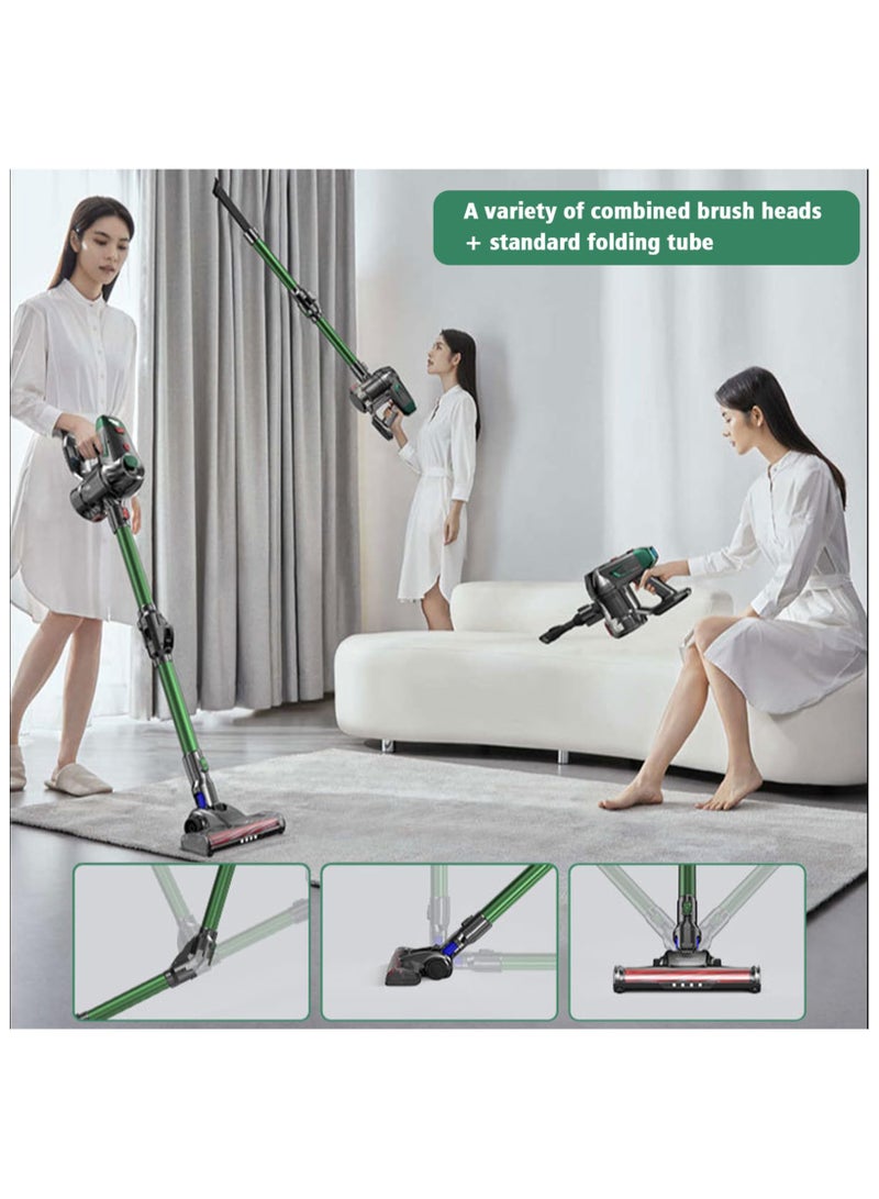 T-Do 6-in-1 rechargeable vacuum cleaner and wand with 2200mAh battery, powerful and lightweight, up to 40 minutes run time, for home, hard floors, carpets and pet hair