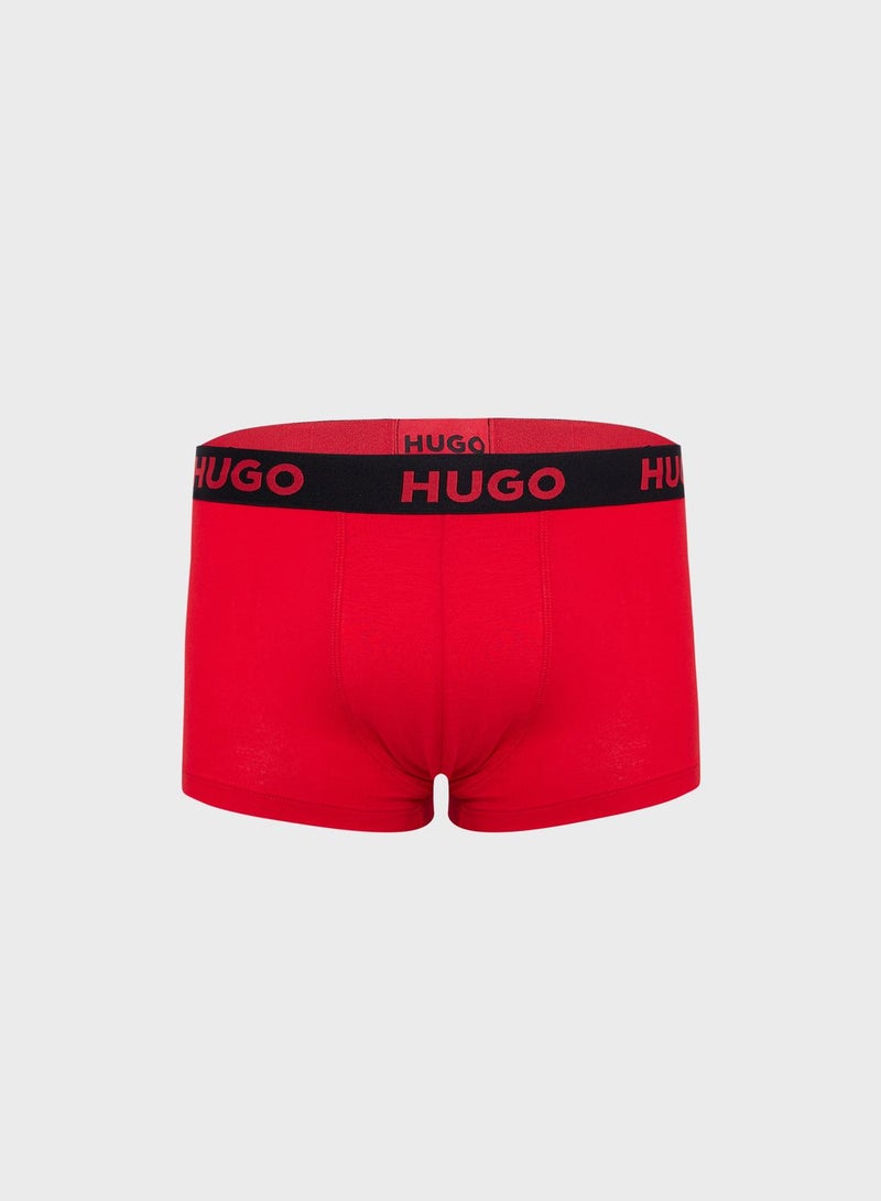 3 Pack Logo Band Trunks