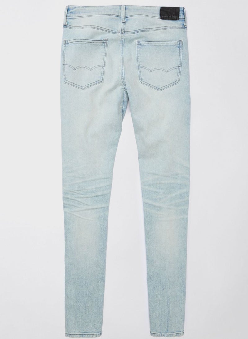 Light Wash Skinny Fit Jeans