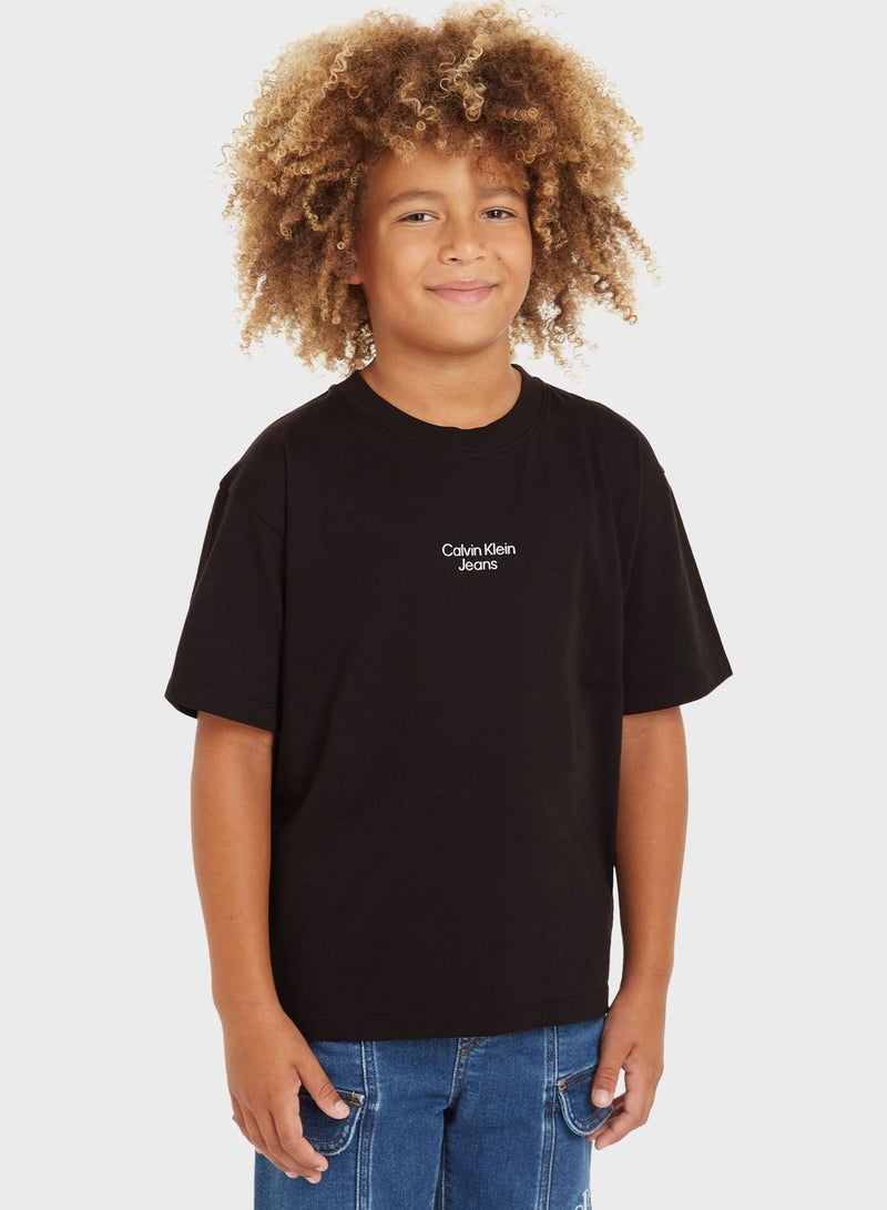 Kids Back Printed T-Shirt