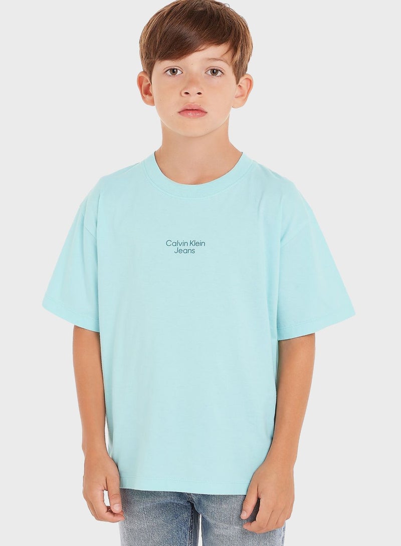 Kids Back Printed T-Shirt