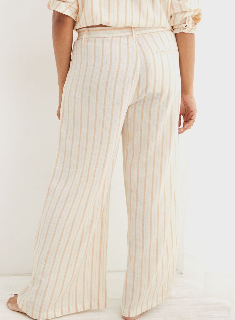 High Waist Wide Leg Pants