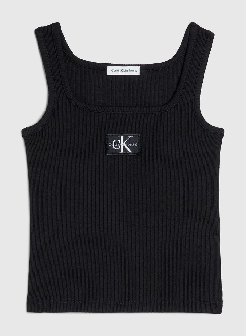 Youth Square Neck Tank Top