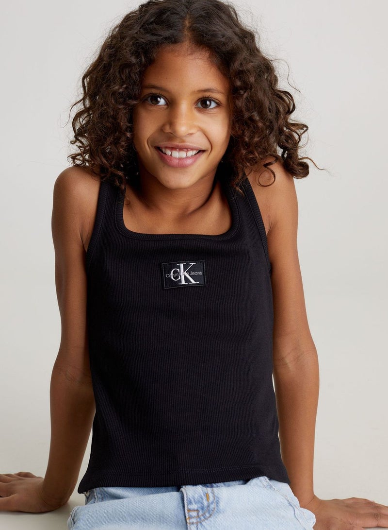 Youth Square Neck Tank Top