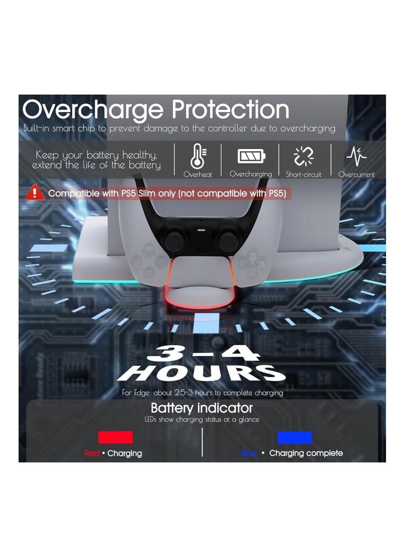 Cooling Station and Controller Charging Station for PS5 Slim Stand