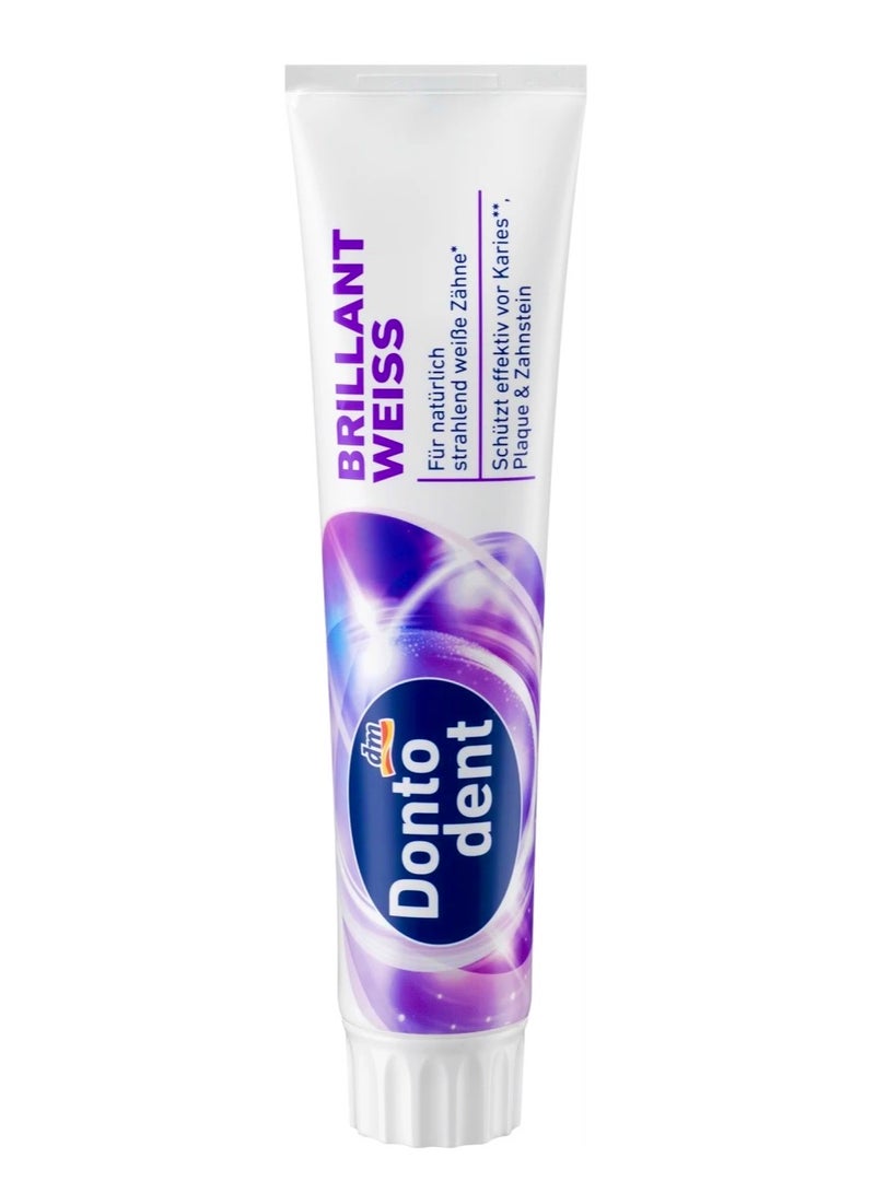 Dontodent toothpaste brilliant white, 125 ml