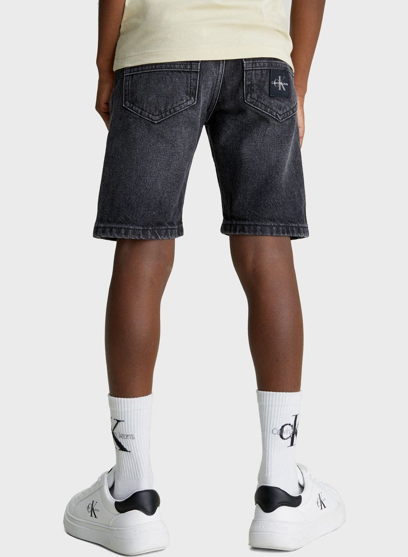Kids Relaxed Fit Denim Shorts
