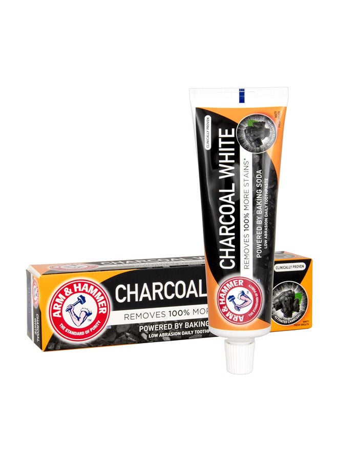 Charcoal White Toothpaste 75ml Pack of 3