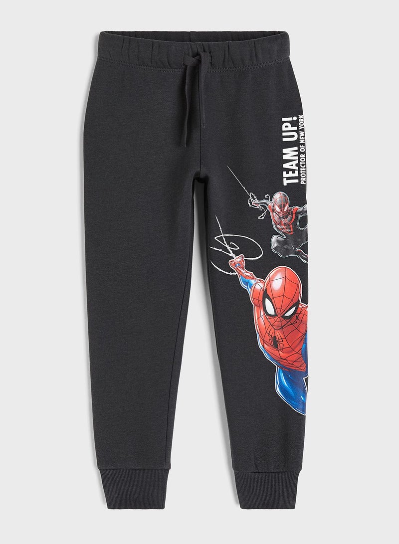 Kids Spiderman Print Sweatpants