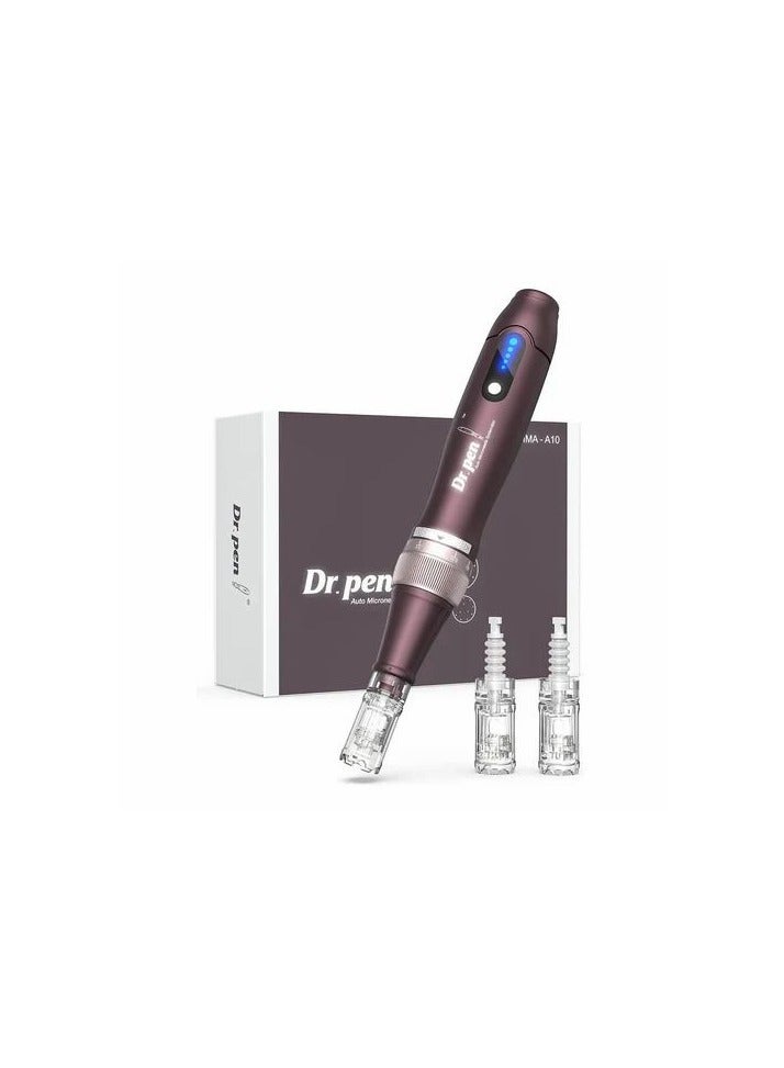 Dr.Pen A10 Micro Needling Pen Wireless Electric Derma Pen With 2 Replacement Cartridges