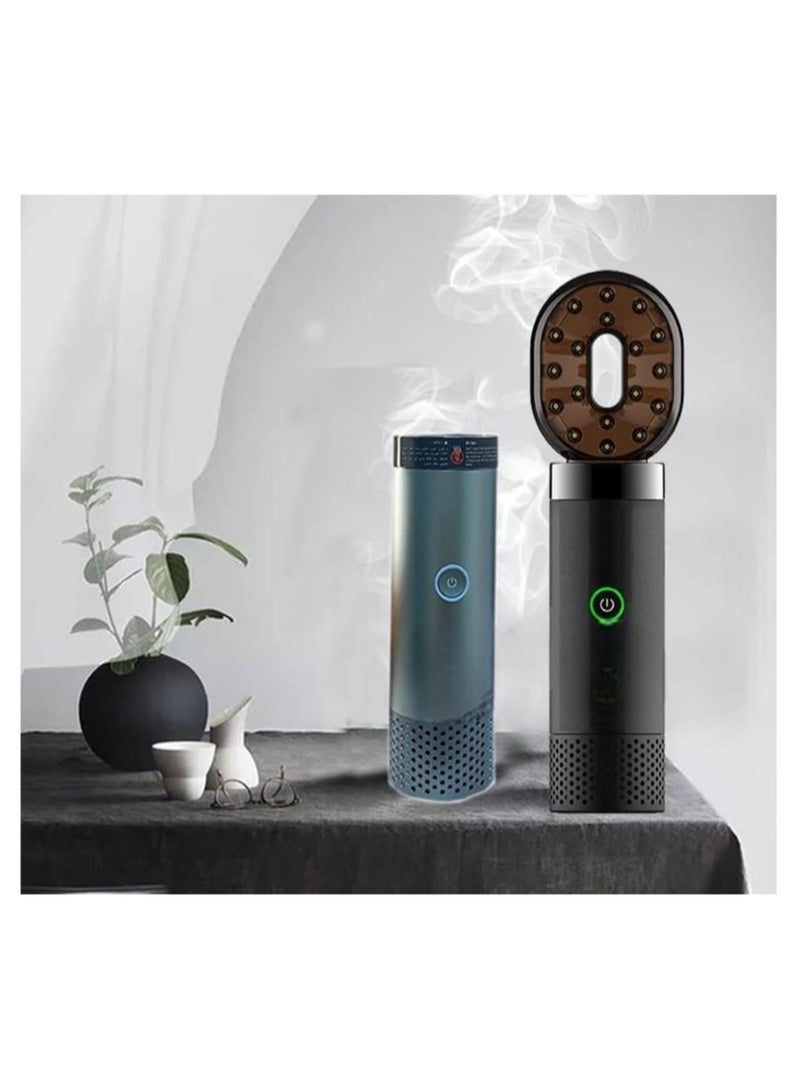 Latest Modern Arabian Portable Electric Incense Burner and USB Aroma Diffuser hair comb Bakhoor Burner with Rechargeable Comb  for Home Decor and Gifts