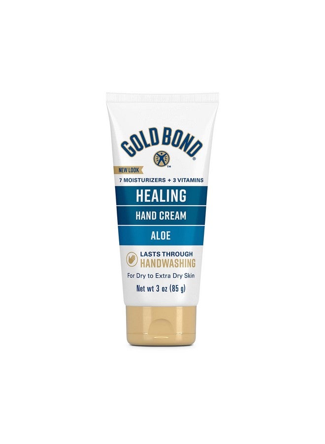 Healing Hand Cream 3 Oz. With Aloe Moisture That Lasts Through Handwashing